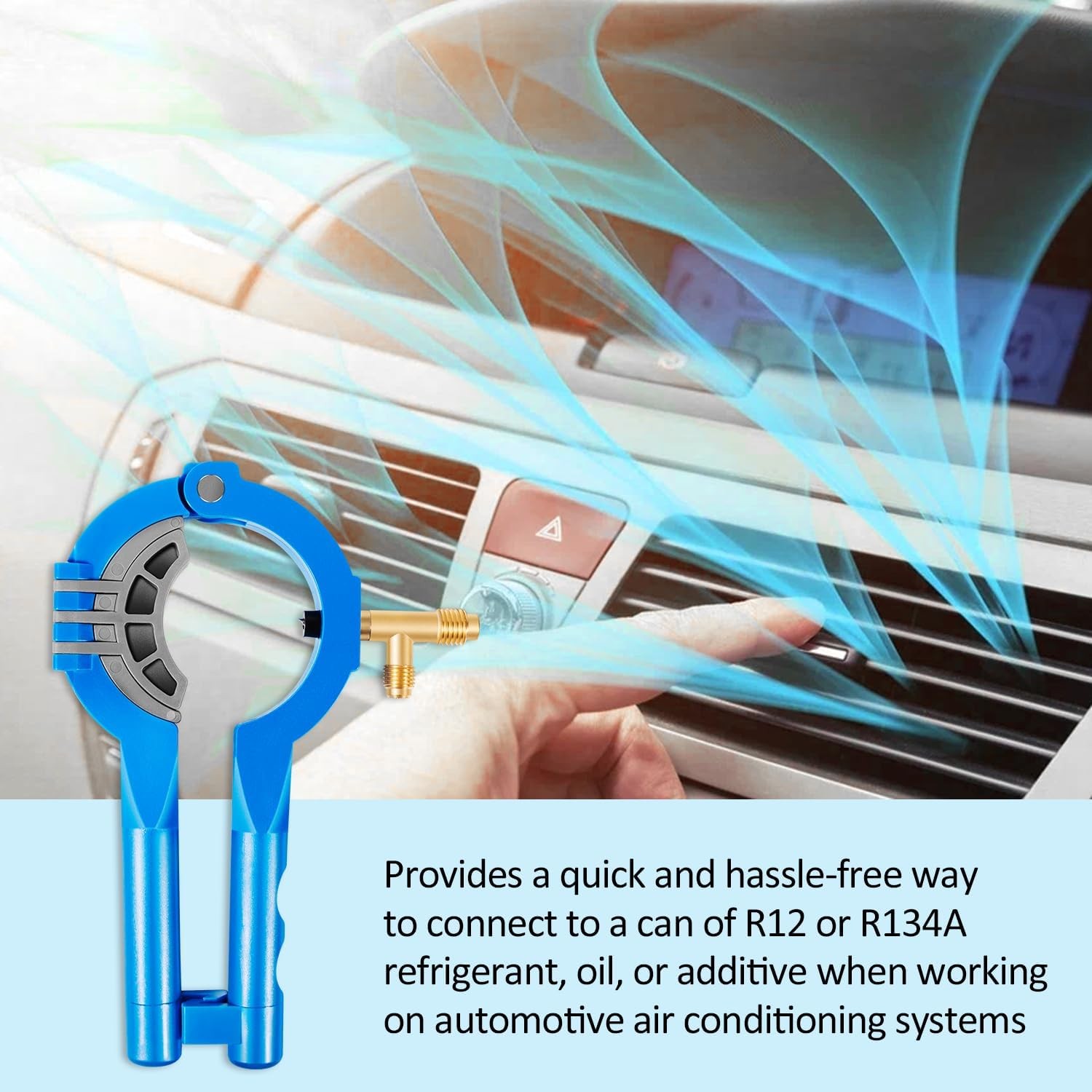 10102 Side Can Tap for R12 &R134A Refrigerant,Oil or Additive Multiple Can Sizes