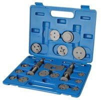 LASER 3835 Brake Caliper Rewind Tool Kit Steel Adaptor For European Vehicles