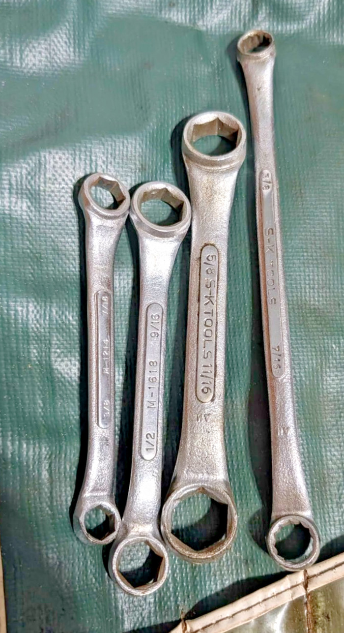 S-K 11 pc SAE Double Box End Wrench Set (No. 311) Made in USA *FREE SHIPPING*