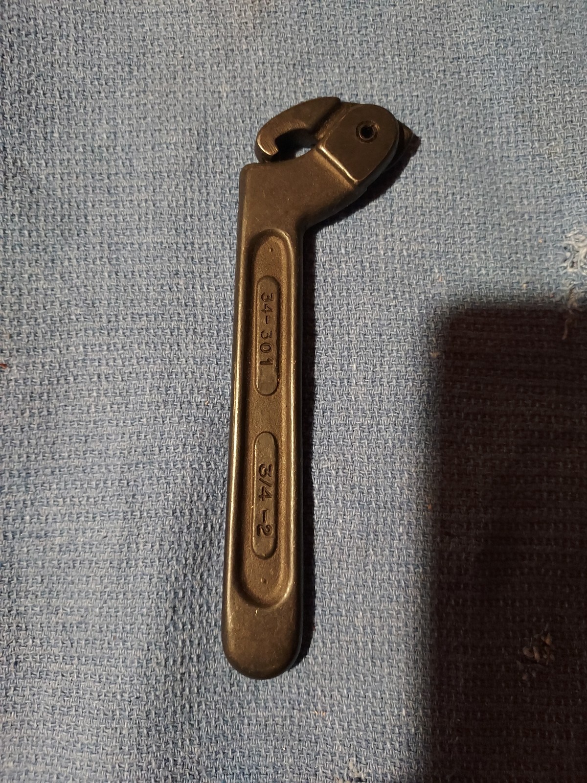 Adjustable Hook Spanner Wrench By Armstrong, New, USA, #34-301, 3/4″-2″