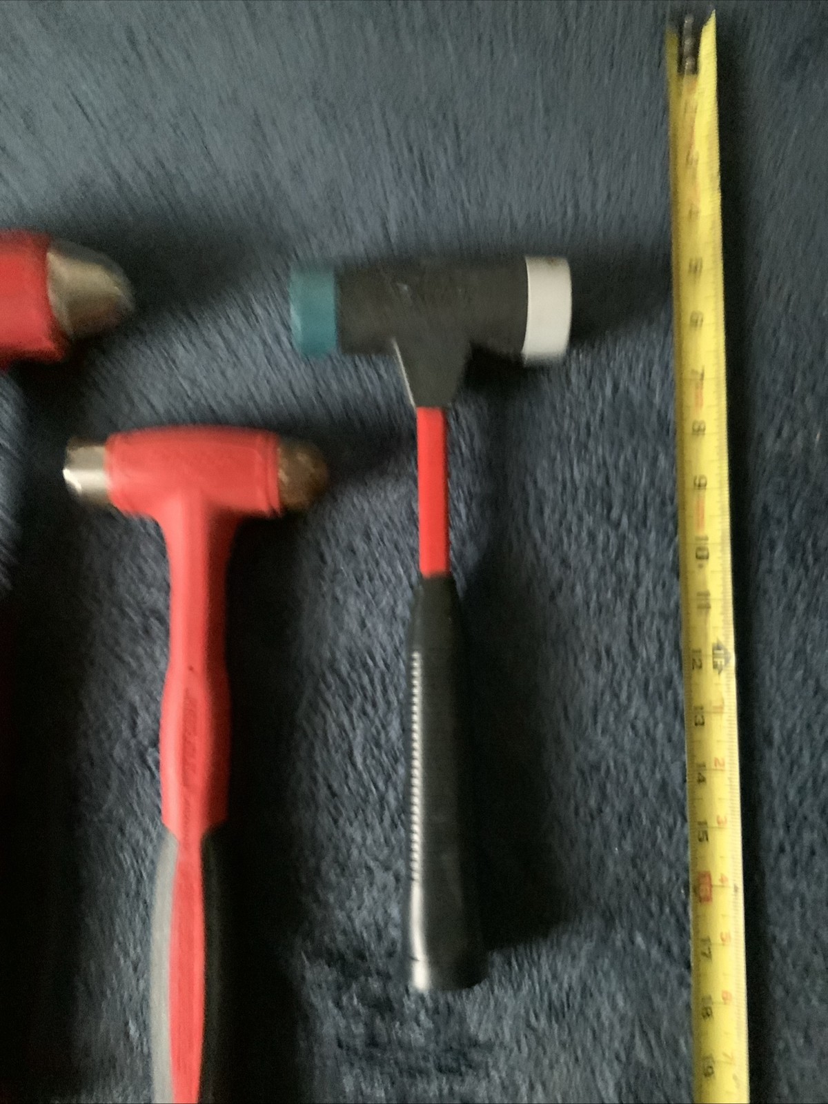 Snap On 3pc Hammer Set….see Pics….1 Has Surface Rust….