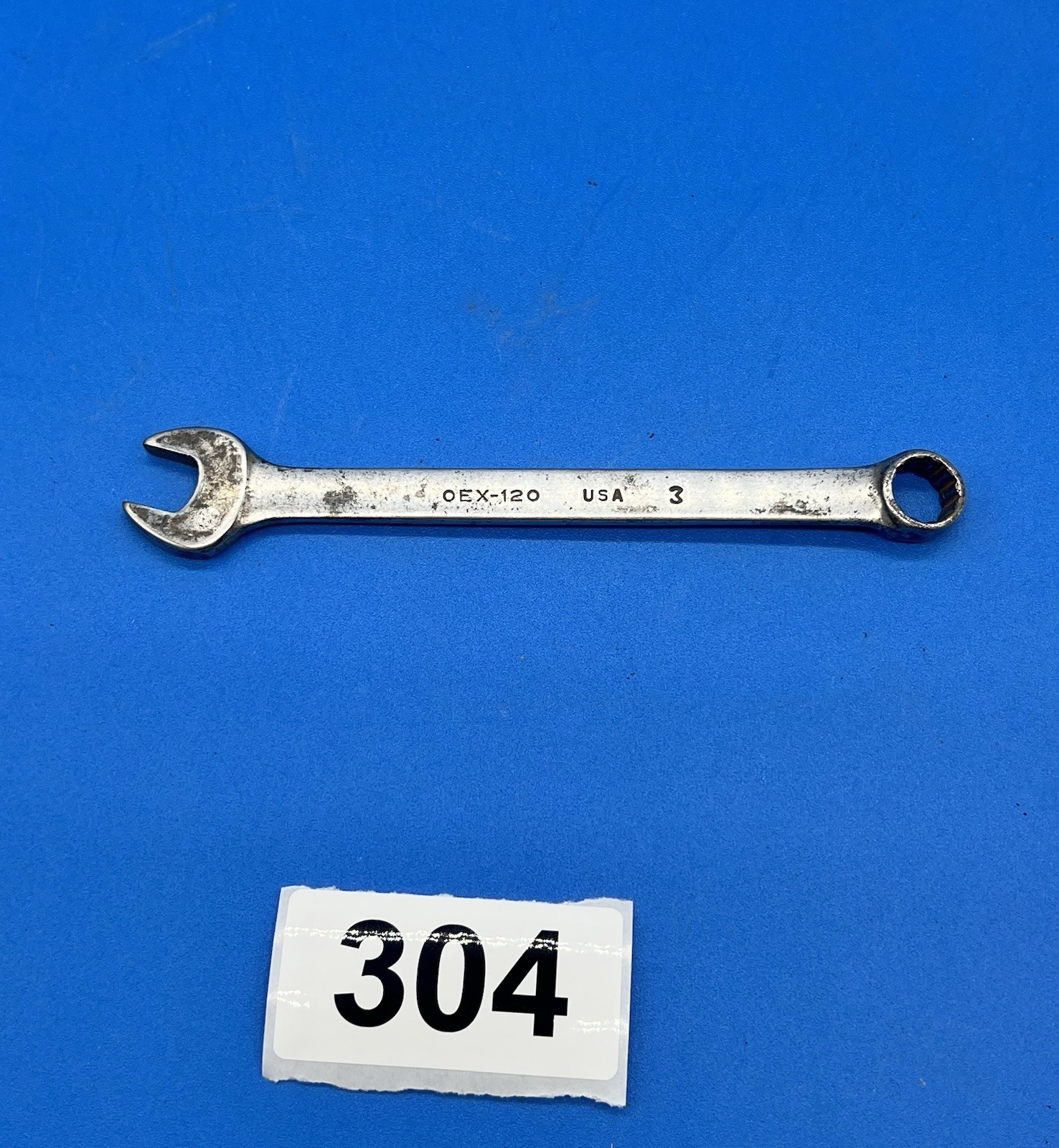 Snap-on Tools OEX-120 3/8″ 12pt Point Combination Wrench Chrome USA