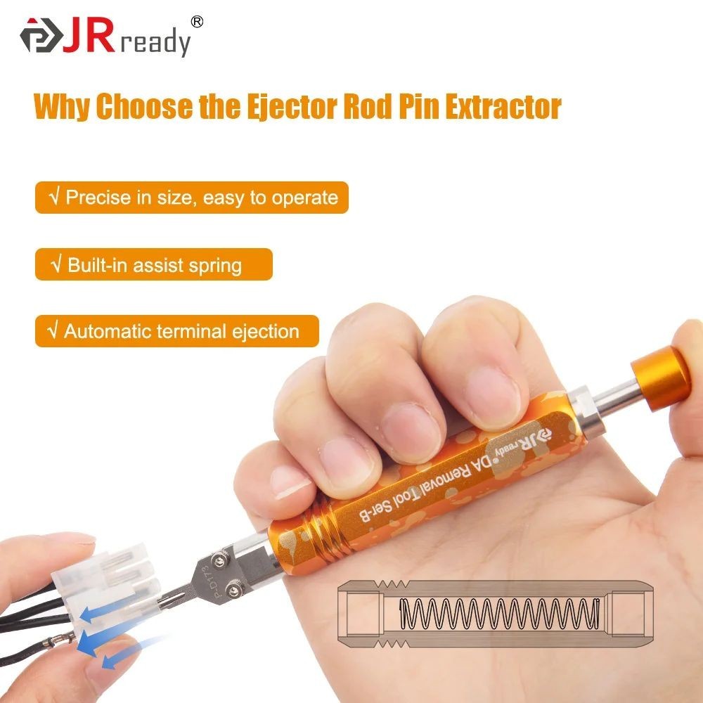 JRready Mini-Fit Jr Ejector Rod Pin Extractor Molex MX3.0 Tool