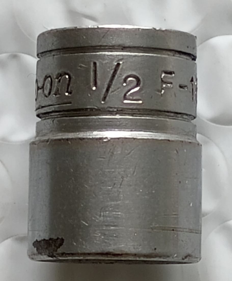 SNAP ON F-161, 3/8″ DRIVE, 1/2″ SOCKET, SHALLOW, 12 POINT.