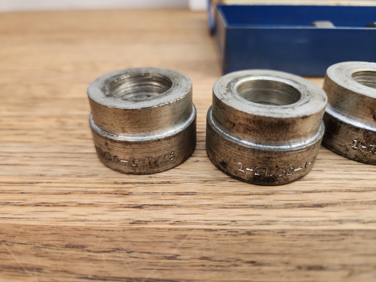 Snap On Blue-Point A-158 Heavy Duty Bushing Driver Set (1-5/16»-1-7/8») w Case