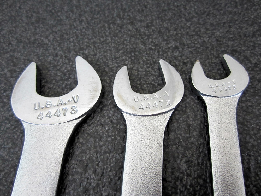 Vintage Craftsman 3pc SAE Tappet Wrench Set -V- Made in USA