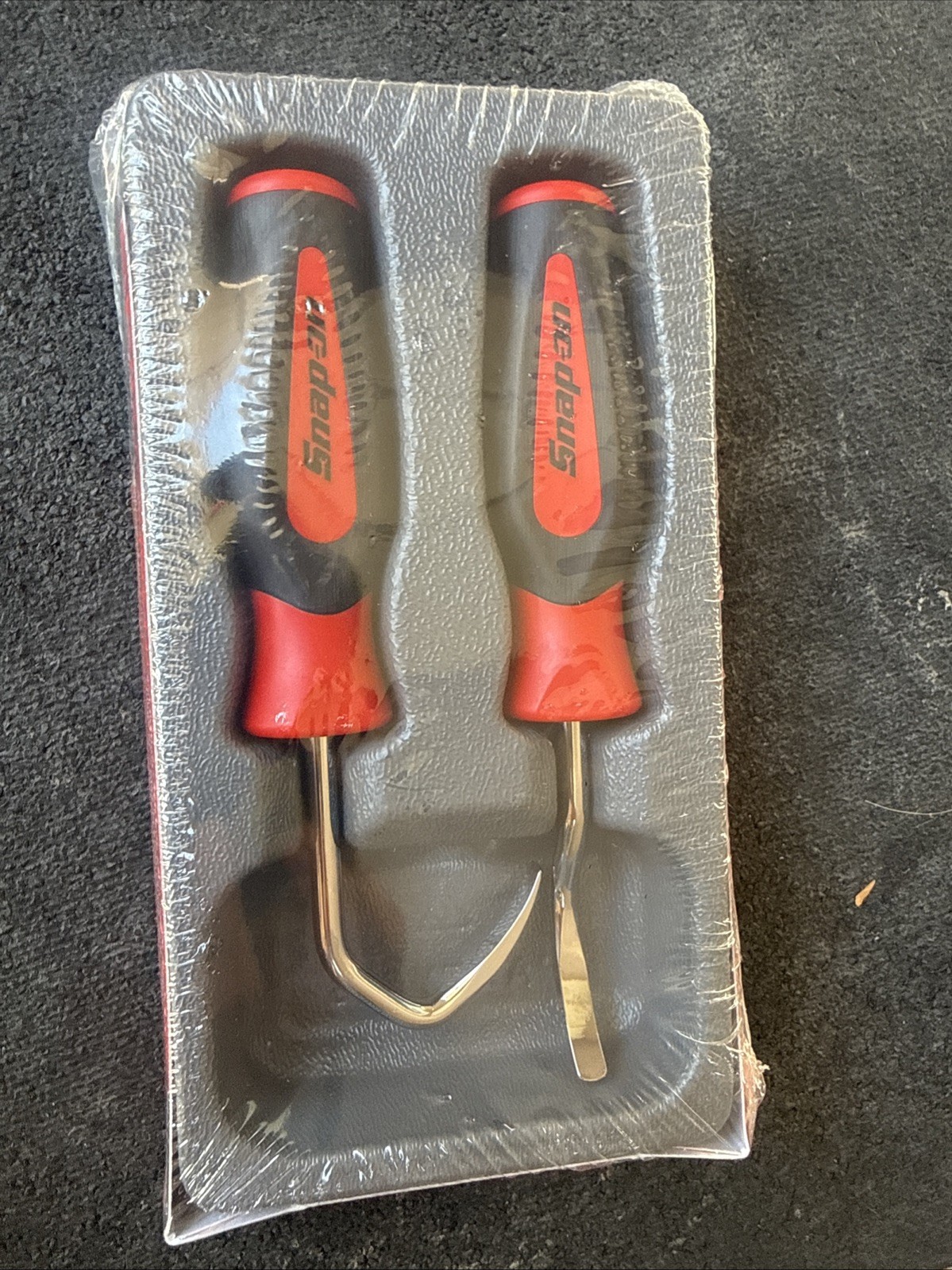 For SNAP ON R RED Soft Grip Short Radiator Pick Set NEW USA Sgas102br