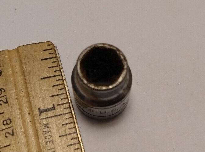 SK Wayne 3/8″ Drive 6 Point 3/8in. Shallow SAE Socket 45112 USA G279