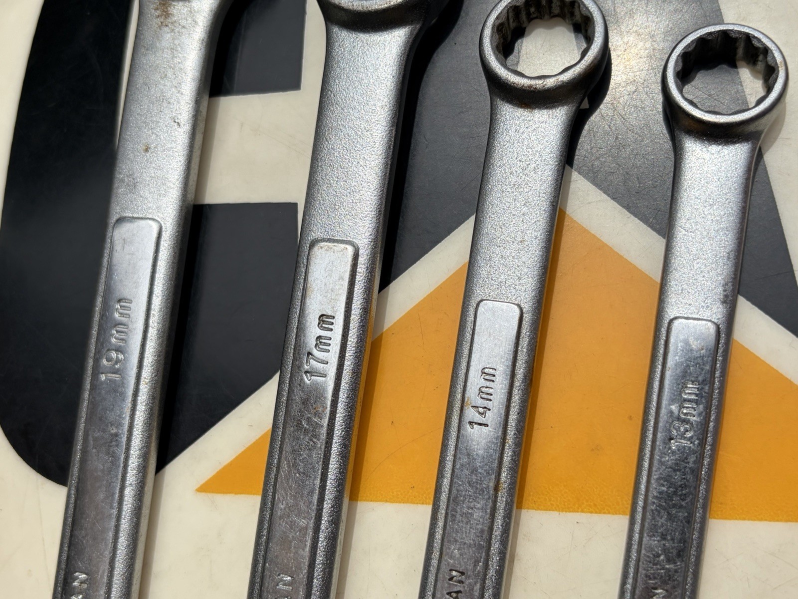 Benchtop Pro 13mm, 14mm, 17mm, and 19mm 12pt Combination Wrenches
