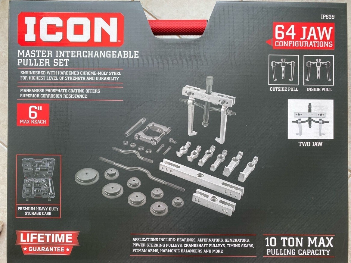 Professional Master Interchangeable Puller Set