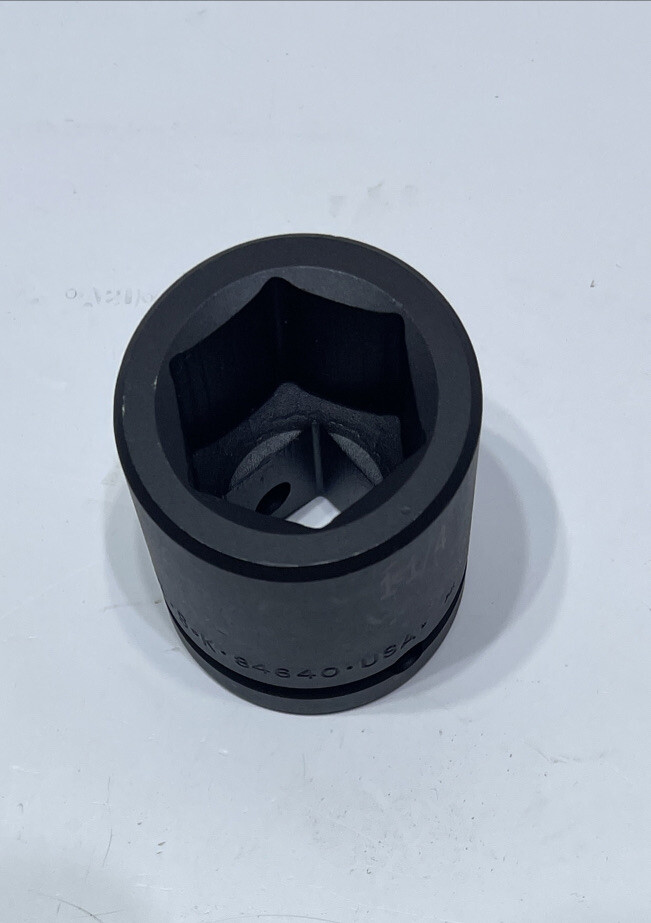 SK Hand Tool 1-1/4in 6 Point 3/4in Drive Standard Impact Socket 84640 USA