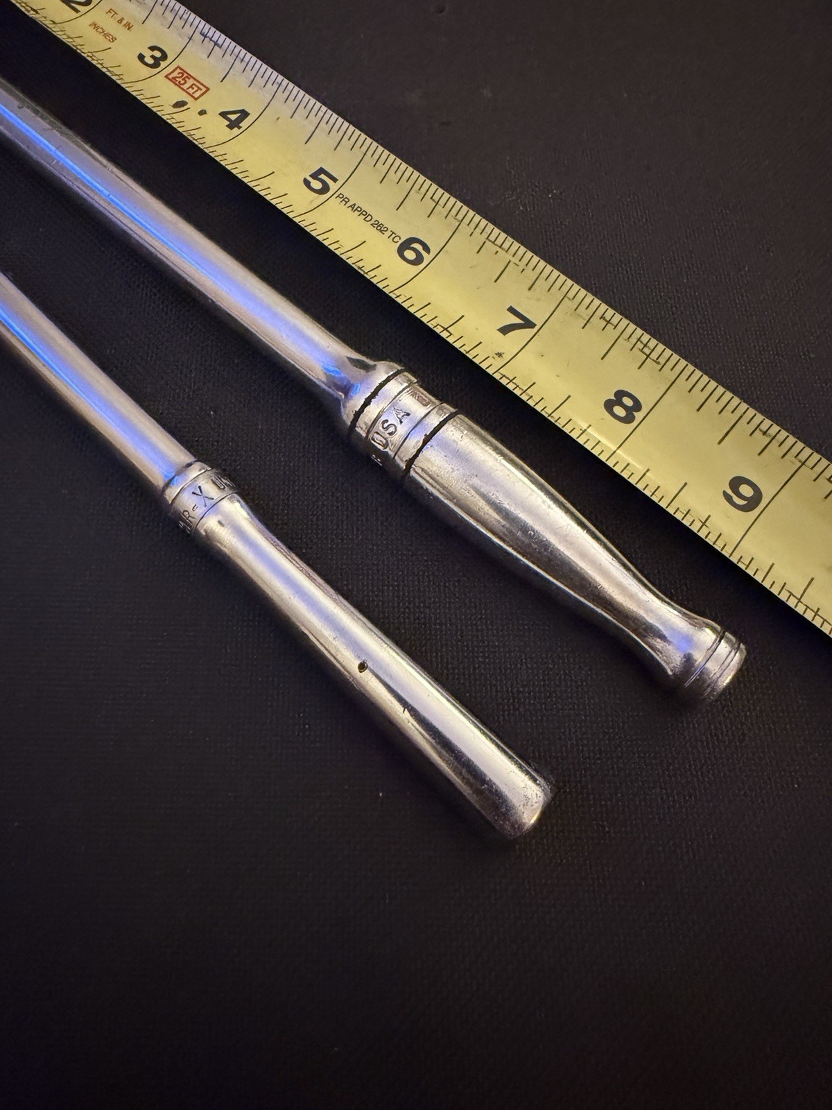 Snap On 3/8” Breaker Bar F10LB – PAR-X UN100 – 2 Piece Breaker Bar Lot – USA