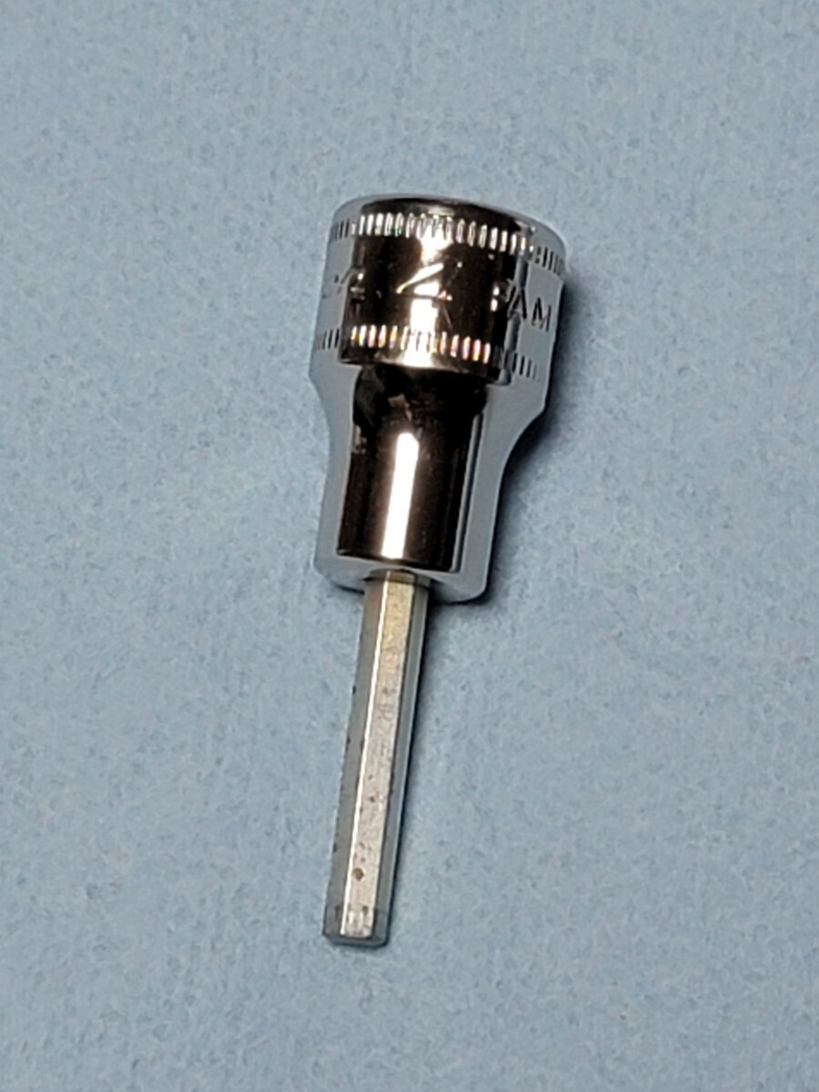 Snap-on FAM4E 3/8″ Drive Metric 4 mm Standard Hex Bit Socket Driver