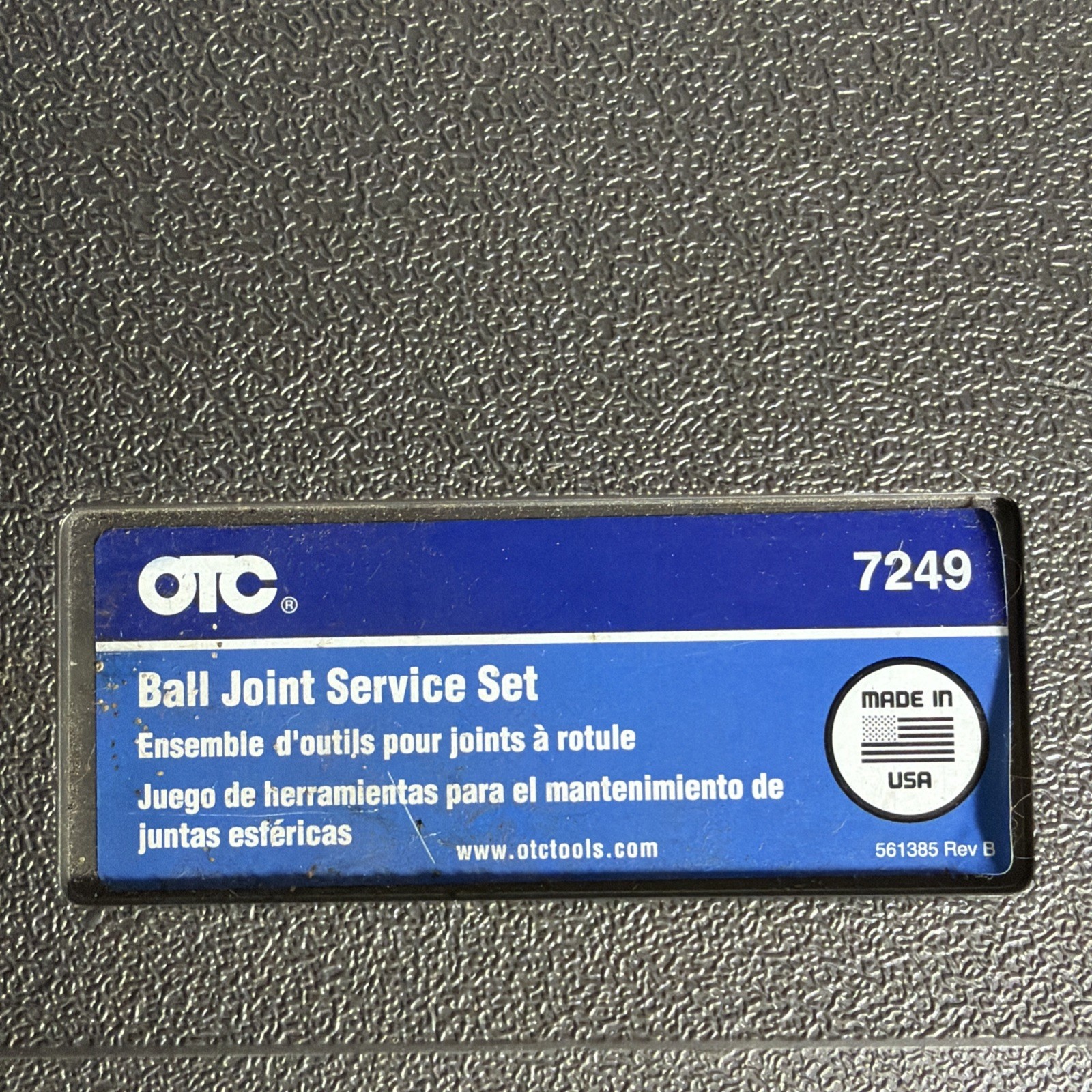 OTC 7249 6-piece Ball Joint Service Carbon Steel For Use W/ Breaker Bar, Ratchet