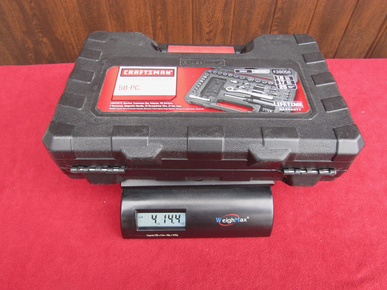 NICE CRAFTSMAN «Almost Complete» 58-PC Mechanics Tool Set 1/4″ & 3/8″ Dr Sockets