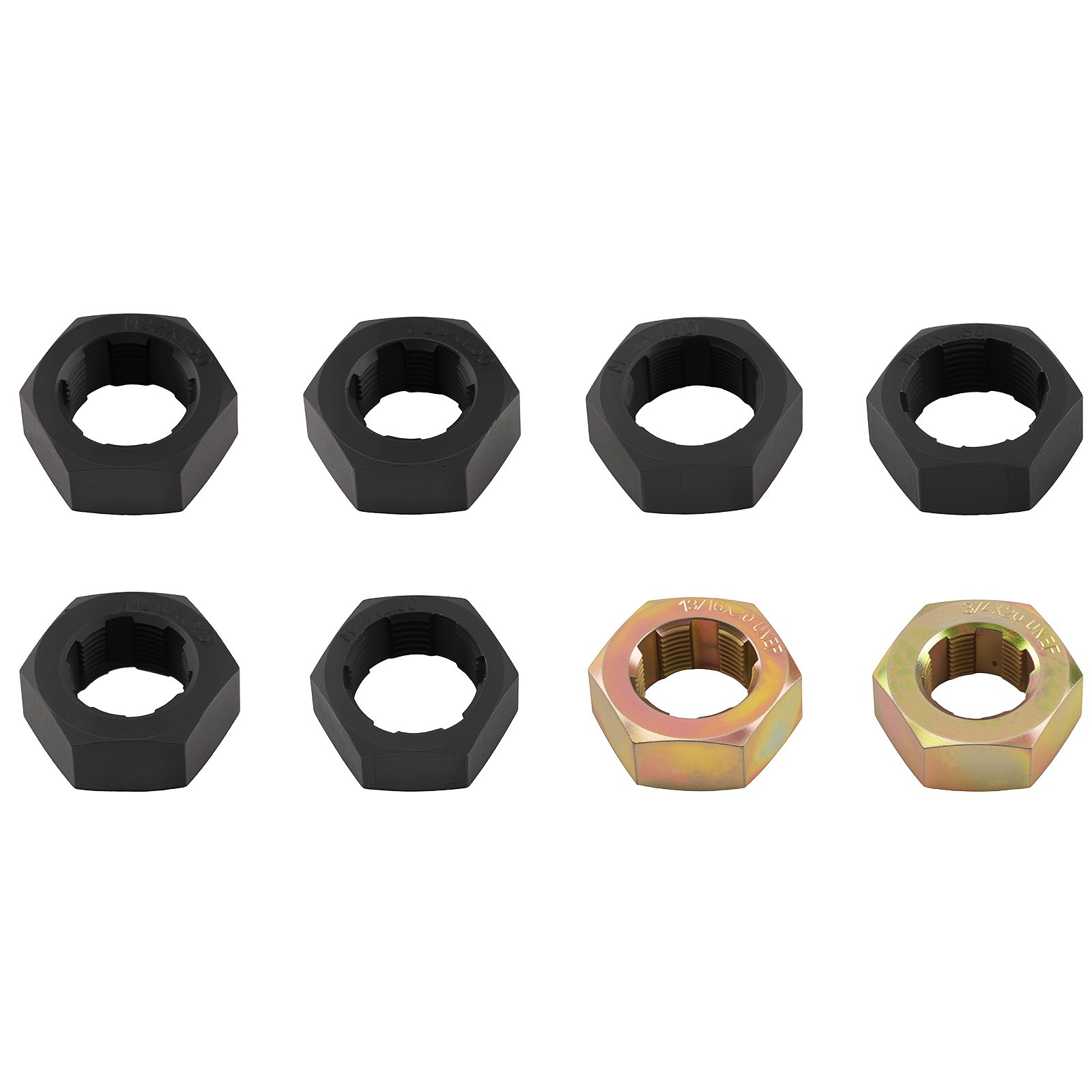 8pc Axle Rethreading Tool for FWD Cars M24X1.5 M24X2.0 M22X1.0 M20X1.5 Die Set