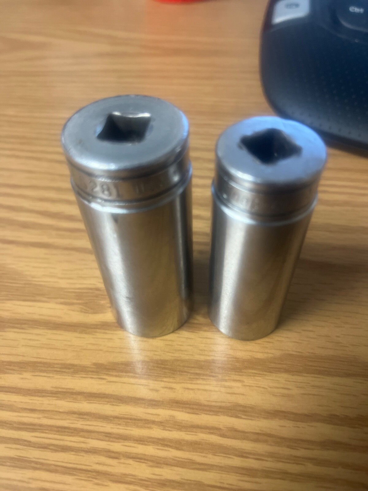 SNAP ON 3/8 DRIVE SOCKETS — SFS281-7/8 & SFS241-3/4 — 3/8 DRIVE