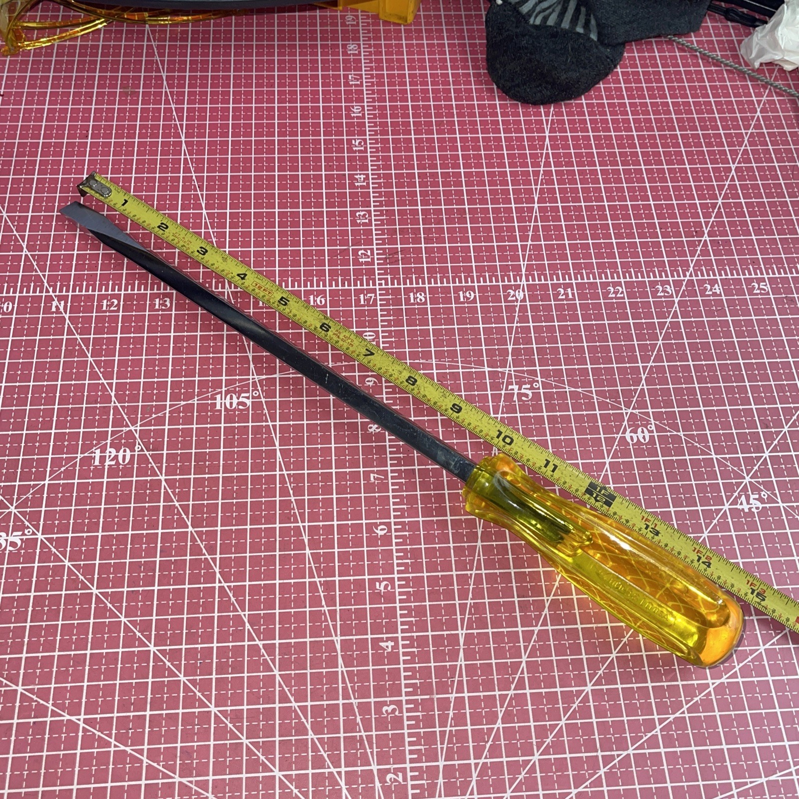 NOS Proto USA 5180 7/16 In Tip 15” OAL Jumbo Flat Slotted Screwdriver 10” Shank