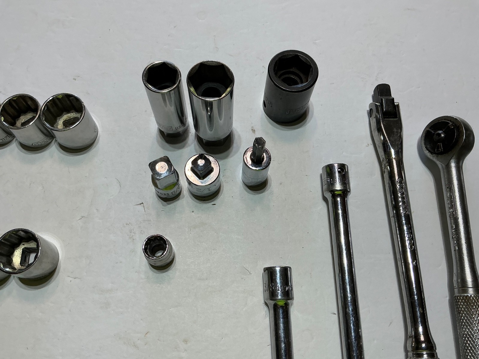 Allen Brand ratchets, sockets, extensions, breaker bar 27 pcs USA all for $50