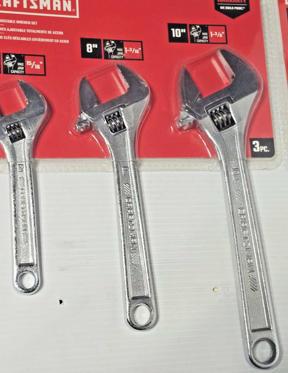 Genuine Craftsman 6″ 8″ 10″ 15″ Adjustable Wrench USA – NEW