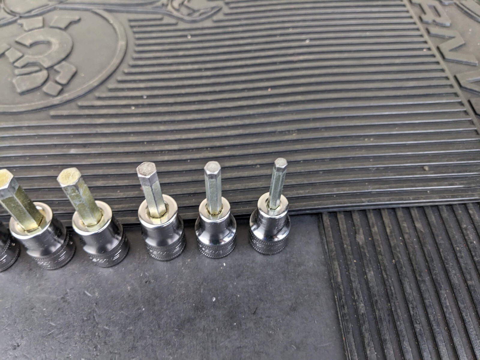 #be219 Snap-On 11pc Metric Hex Allen Socket Set 3/8″ Drive 4mm to 14mm 211EFAMY