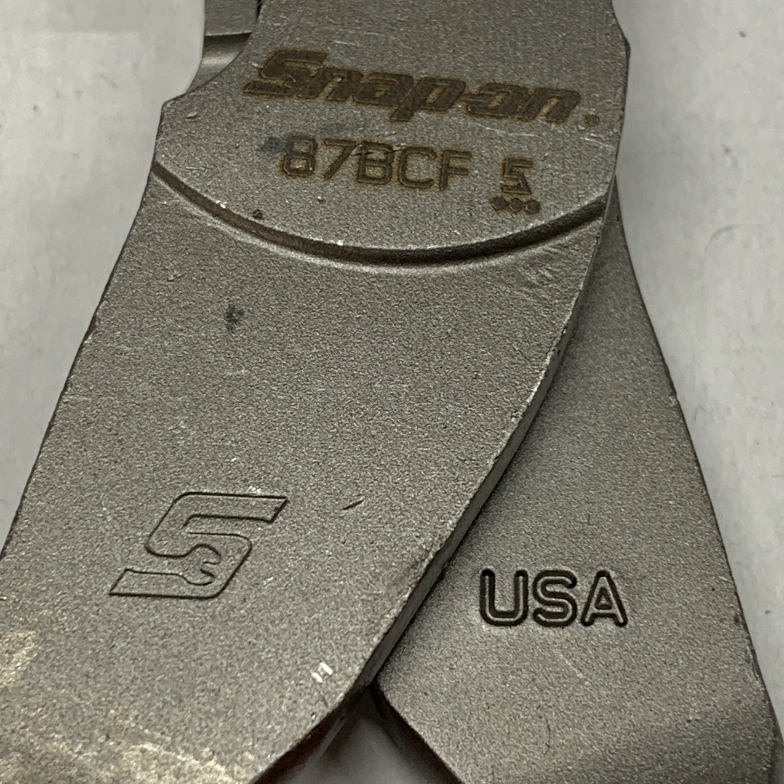 Snap On Tools USA 87BCF RED Soft Grip 7″ VectorEdge Diagonal Cutter 87ACF NEW