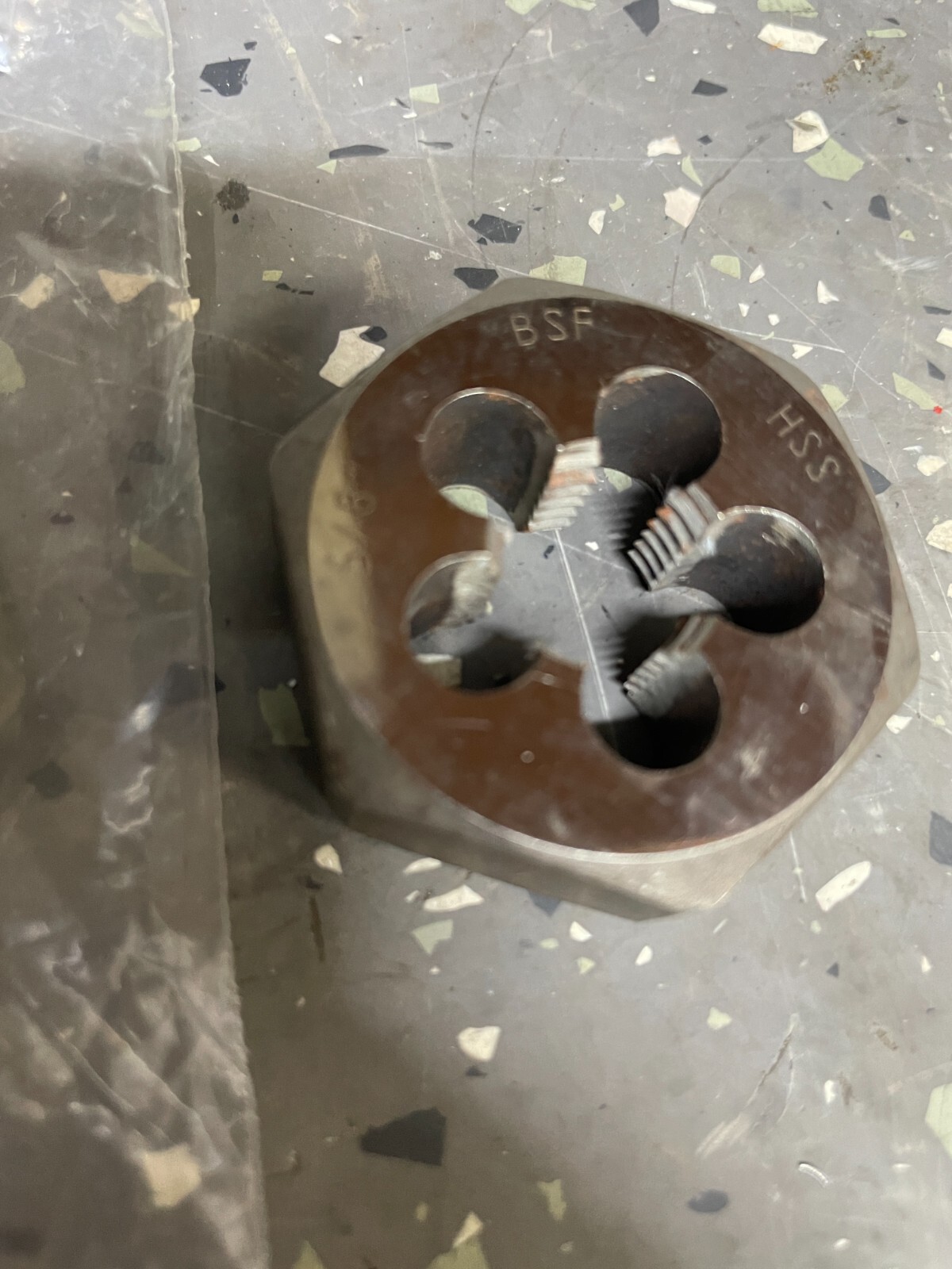 dye nut 5/8 bsf high speed steel