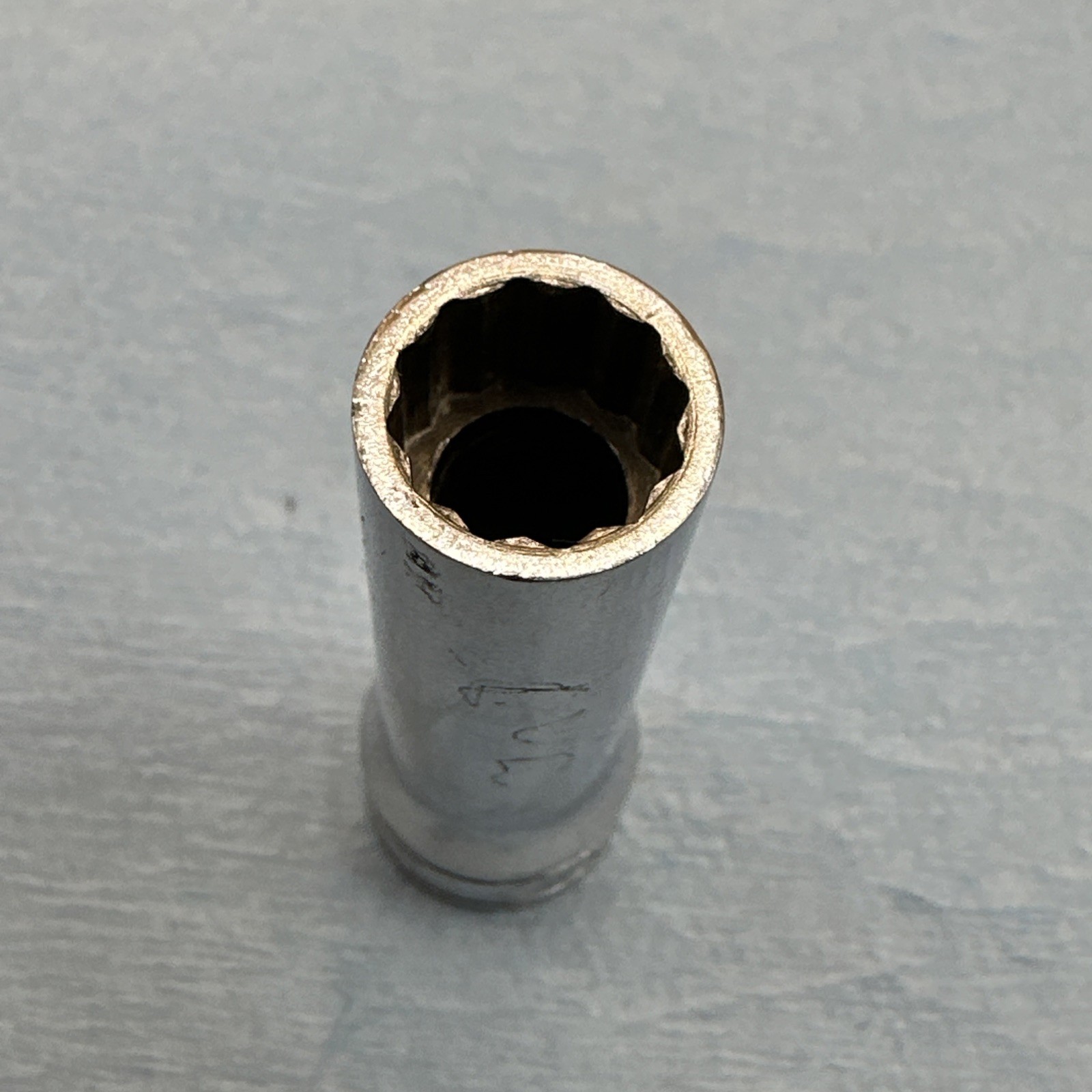Snap On Tools 3/8” Drive 12 Point 3/8” SAE Deep Socket SF121, USA Made