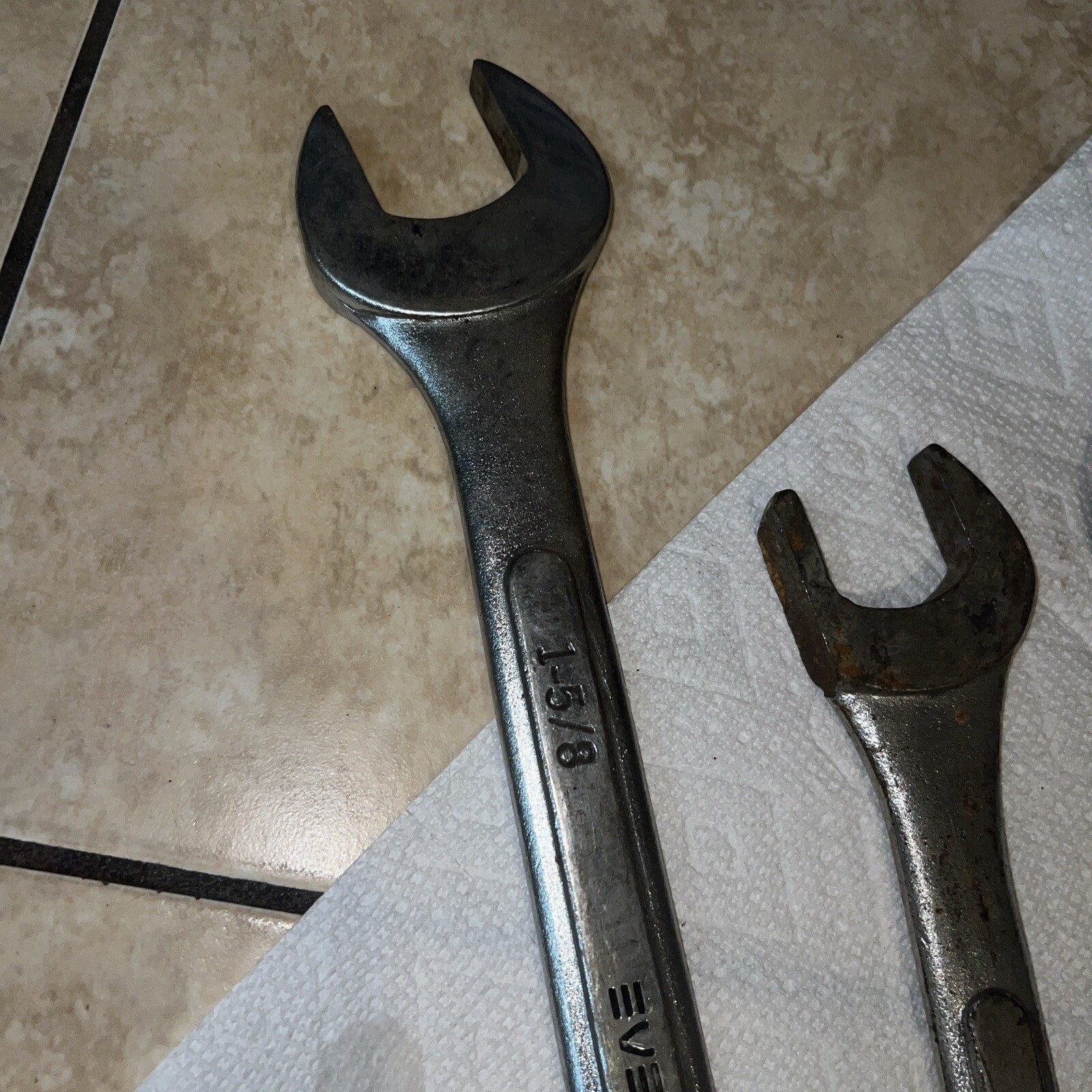 3 Evercraft 1-5/8” 1 -1/2 Jumbo Wrench Heads