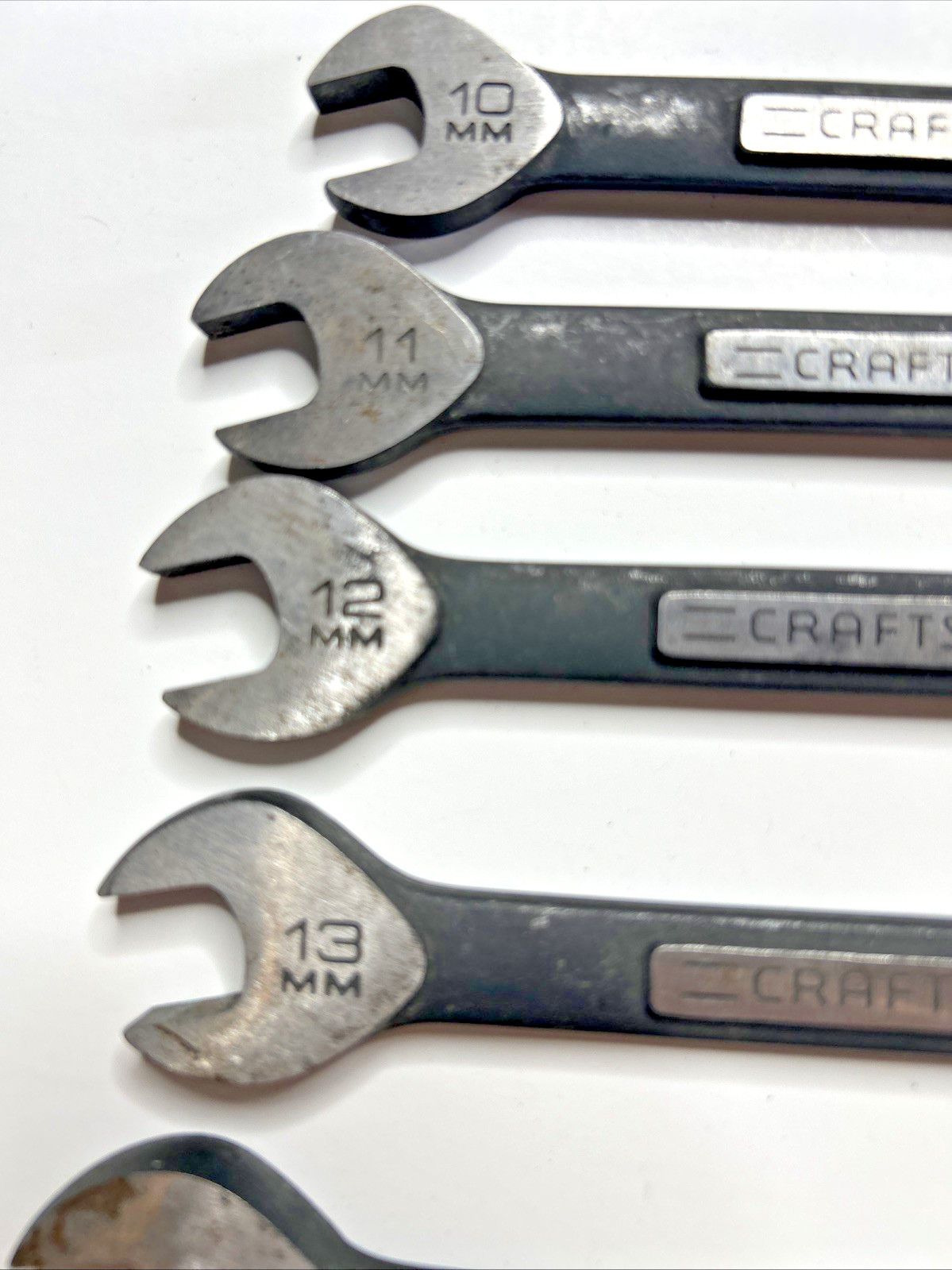 Craftsman Black Oxide Spline Metric Combination Wrench Set 7 Pc 10-17mm 16 NA