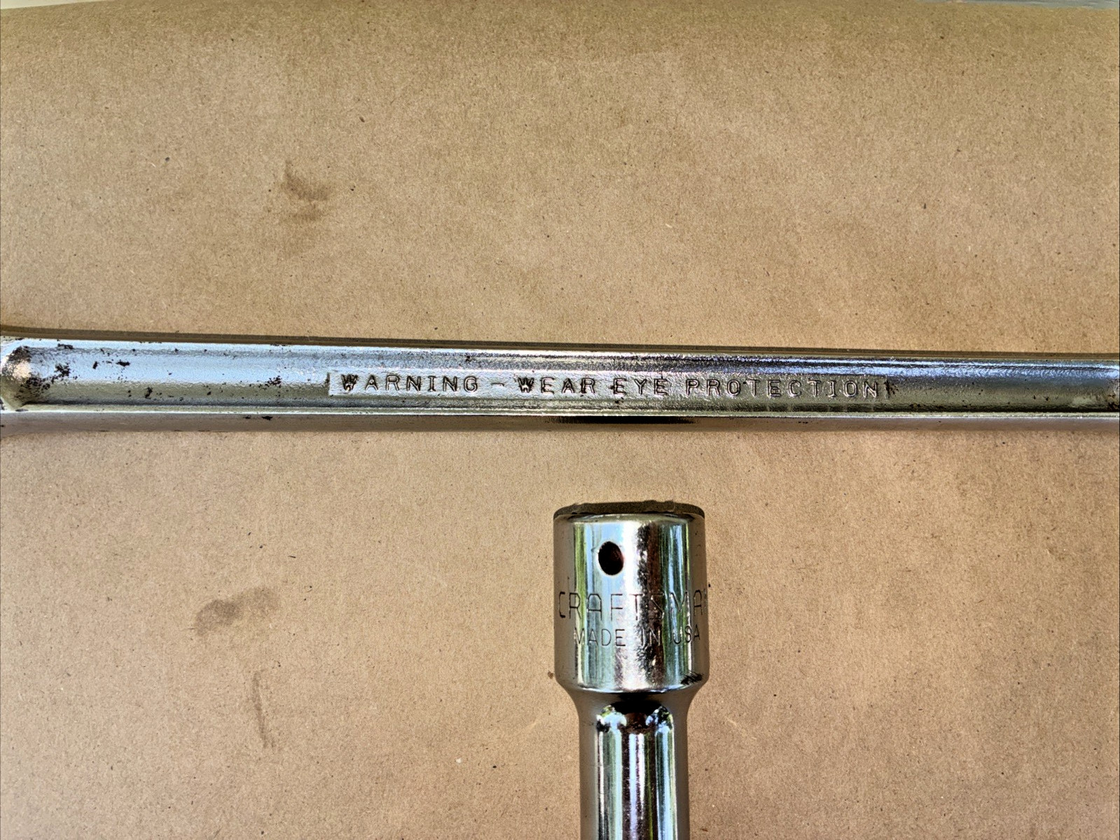 Vintage Craftsman VVQ 4431 3/4″ Drive 18” Breaker Bar USA Made W/ 8″ 3/4″ EXT.