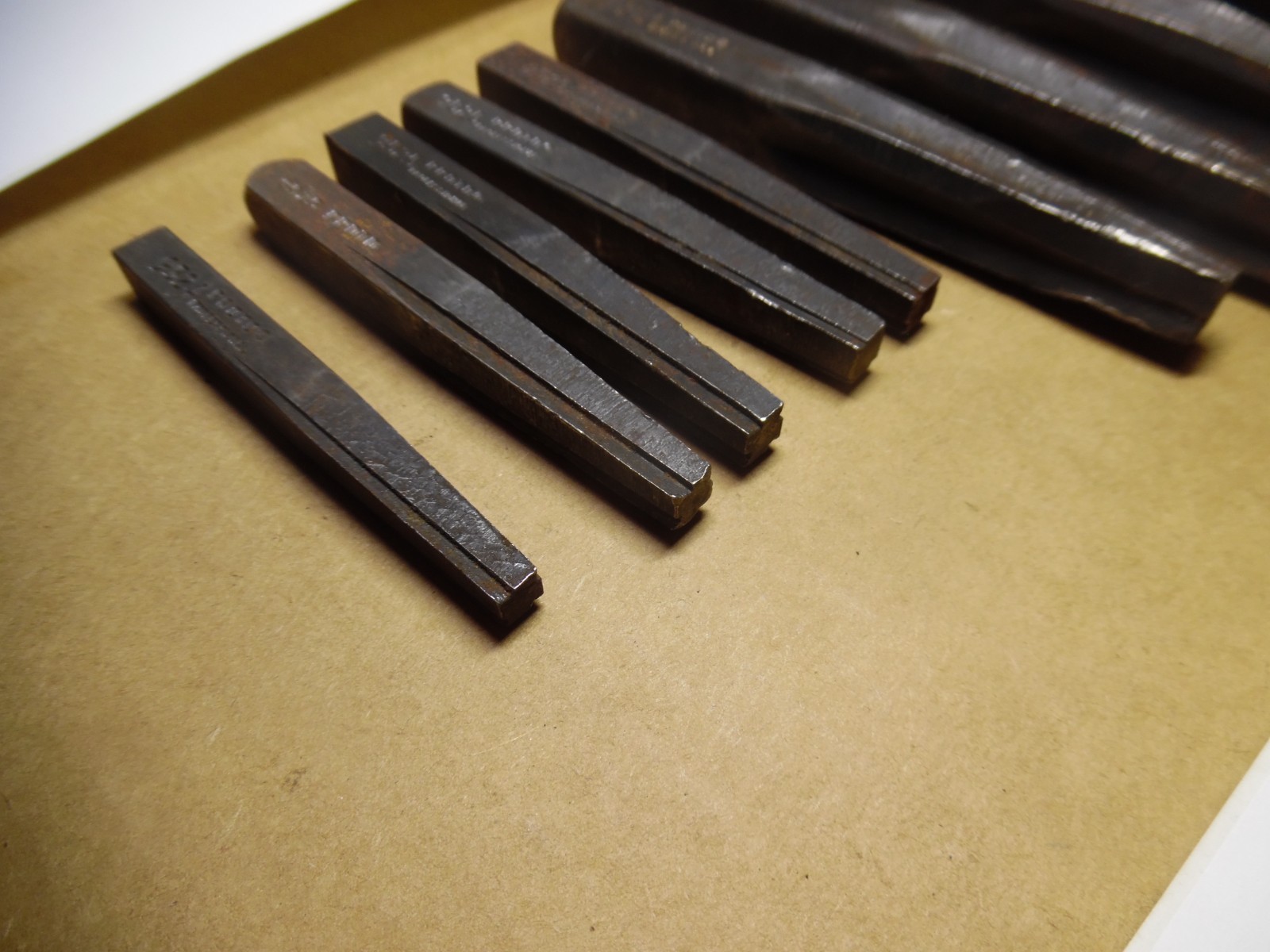 Vintage PROTO Tools 9529 9528 9527 9526 9525 9524 SCREW EXTRACTORS Set Of 9