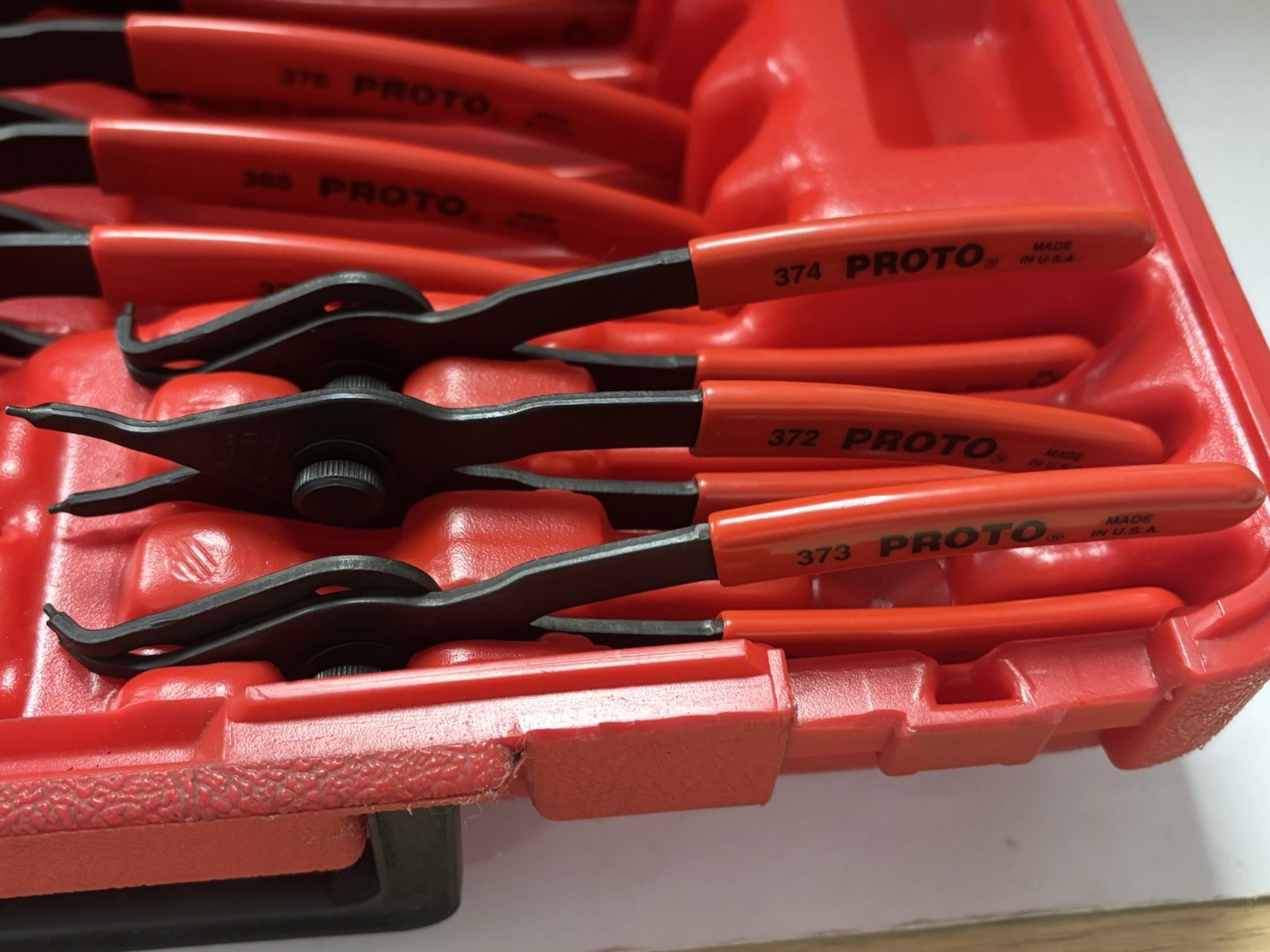 PROTO 360B Convertible Retaining Ring Pliers Set – 12 Piece – Made in USA