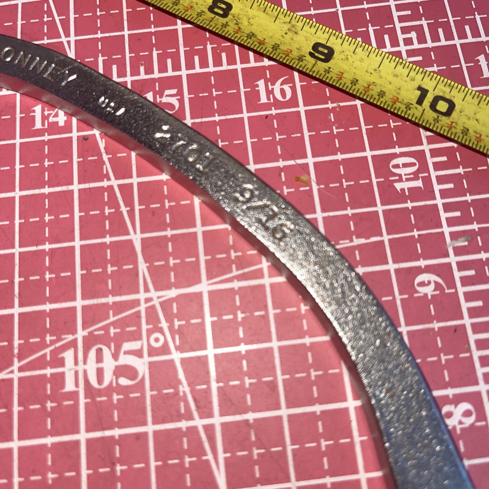 NOS Bonney USA 2701 5/8 In X 9/16 In SAE Obstruction 12 Point Wrench Banana Dist