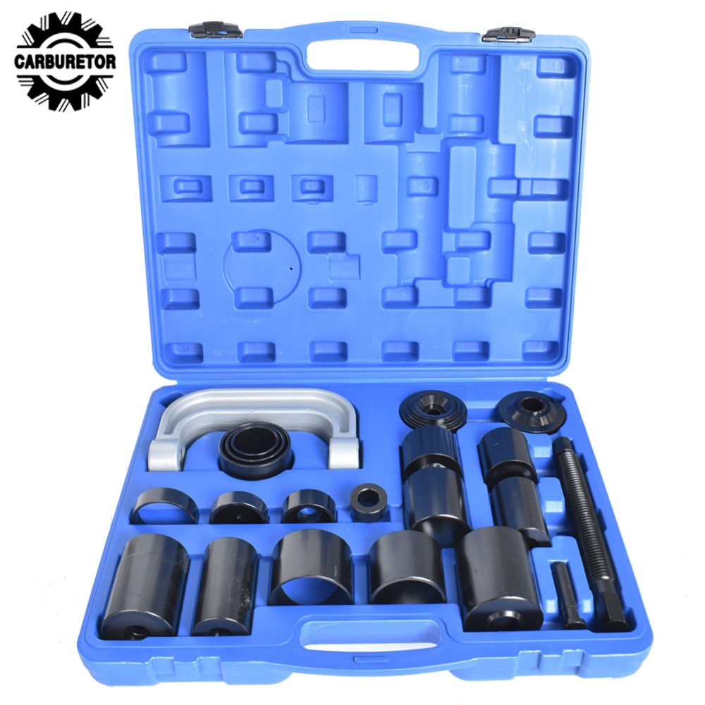 21Pcs Auto U Repair Service Remover Ball Joint Press Tool & Master Adapter Kit