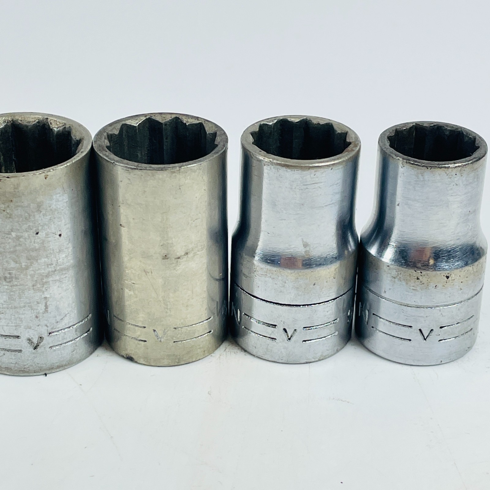 VTG Craftsman V Series 1/2″ Drive Socket Set 10Pc SAE 12 Pt 1/2″ to 1″ w Ratchet