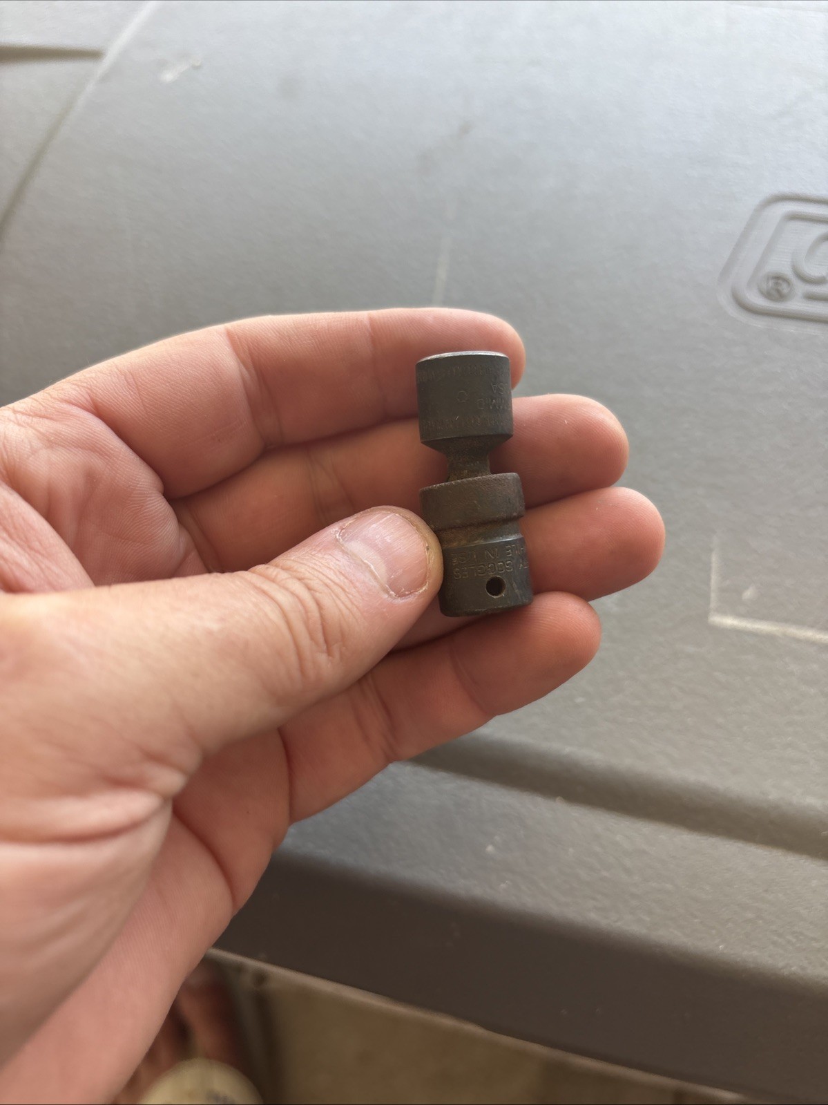 Snap on IPTMM10, 1/4 Drive, 6 pt, 10mm, metric, shallow, impact, swivel, socket