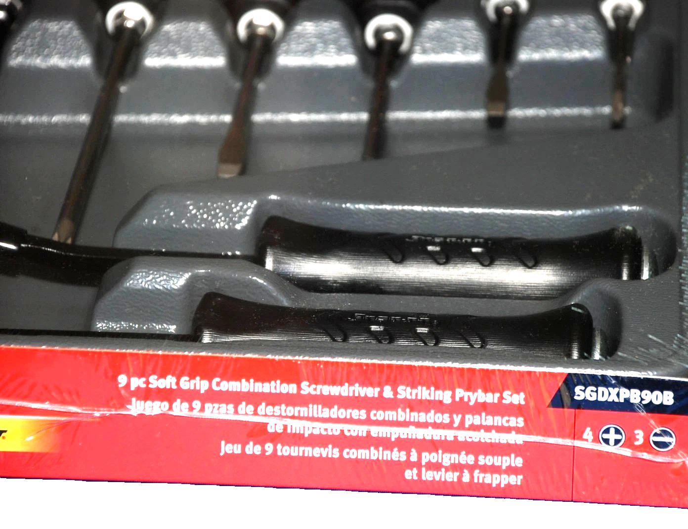 New Snap-on™ 9pc Black Screwdriver Striking Prybar & Chisel Set SGDXPB90B