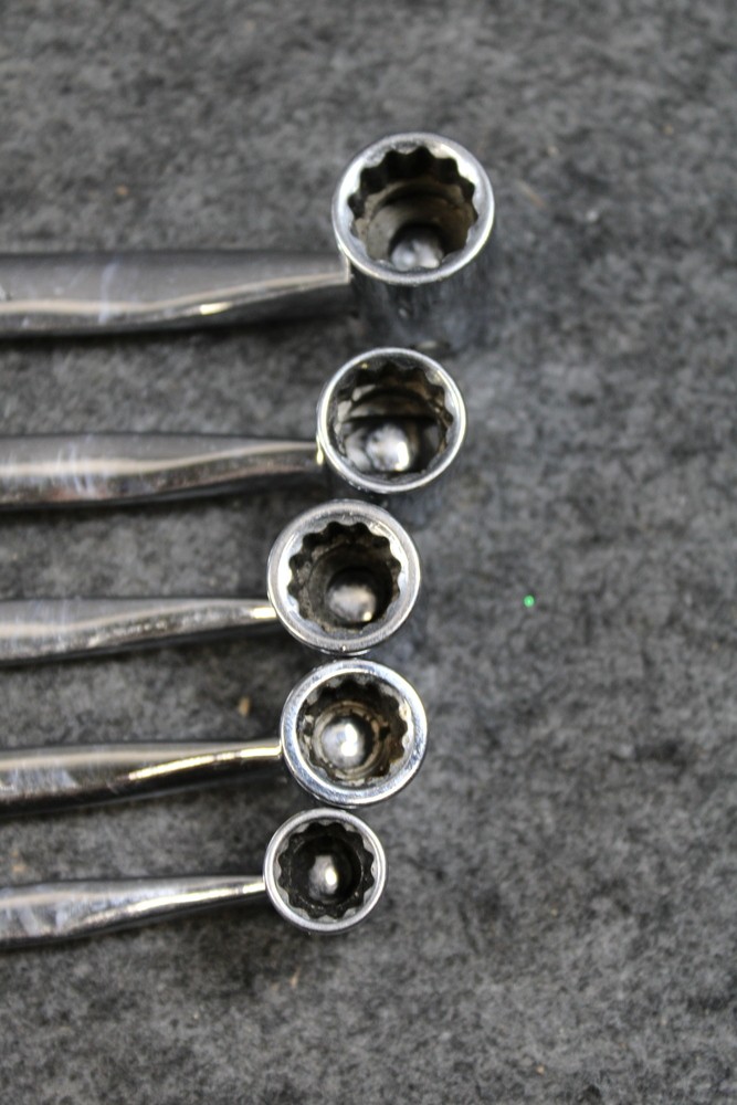 SK Tools Metric Flex Head Combination Wrench Set 10mm-19mm w/Tray (458903)
