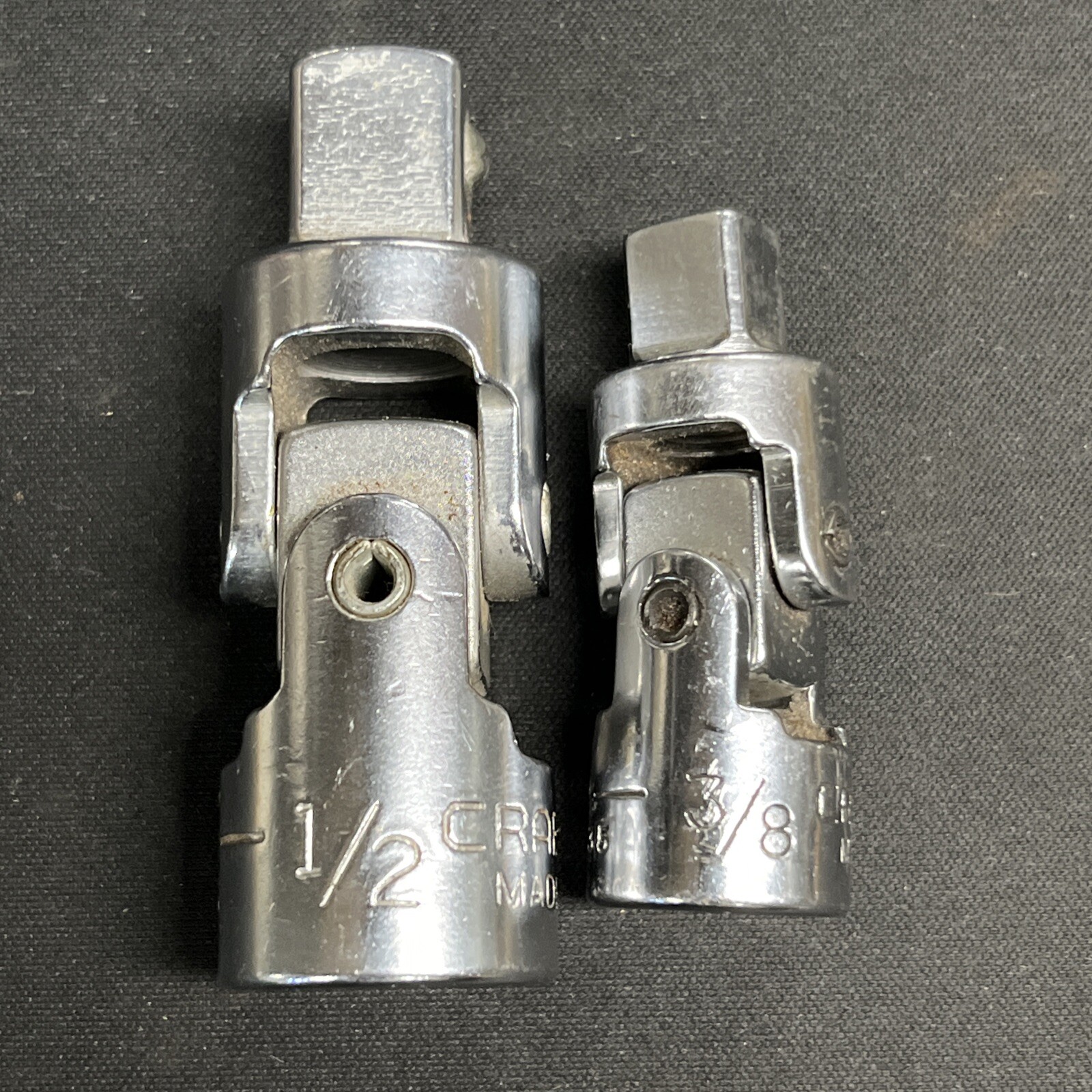 2 Craftsman Universal Joints V 1/2″ & 3/8″, 4435 & 4425