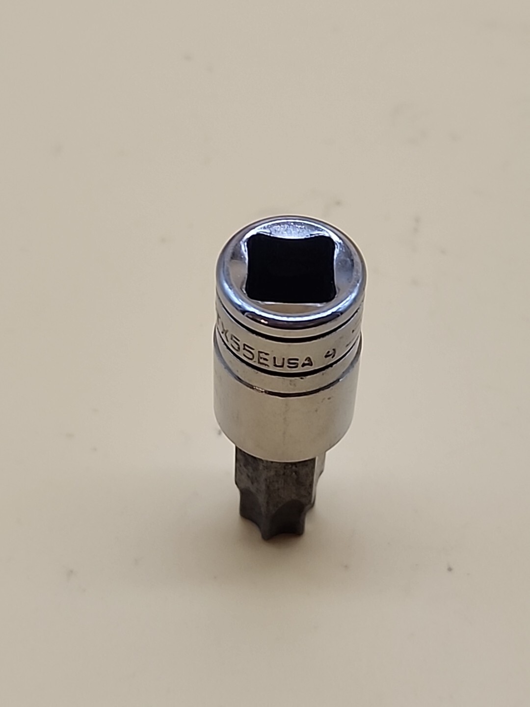 Snap-on Tools 3/8″ Dr T55 Standard Torx Bit Chrome Socket Driver FTX55E USA