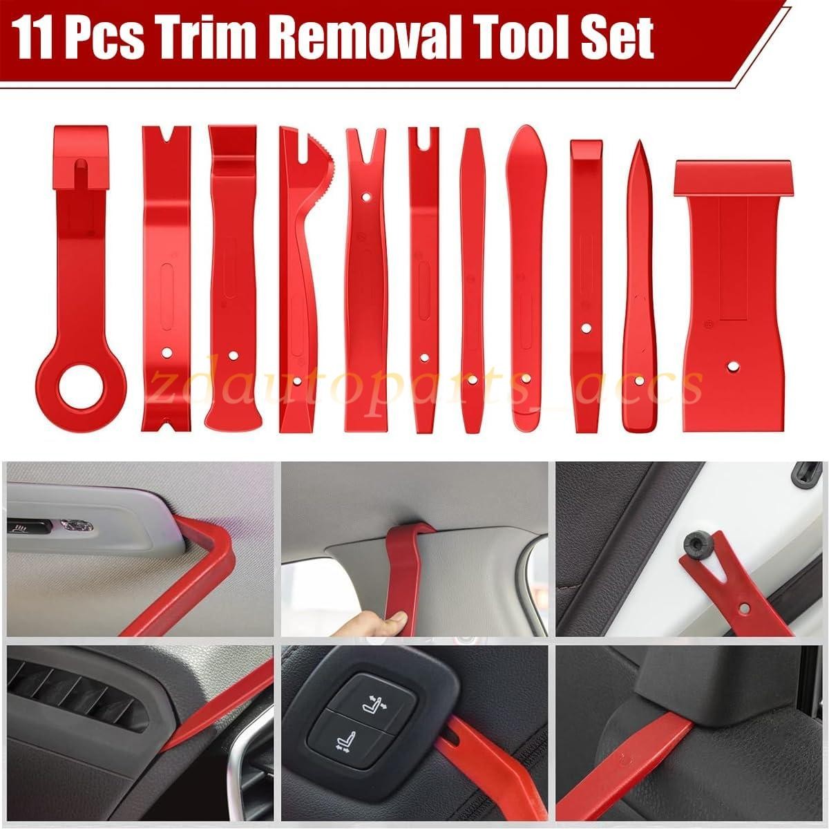 200Pcs Car Trim Removal Tool Set Radio Hand Pry Panel Door Interior Clip Plastic
