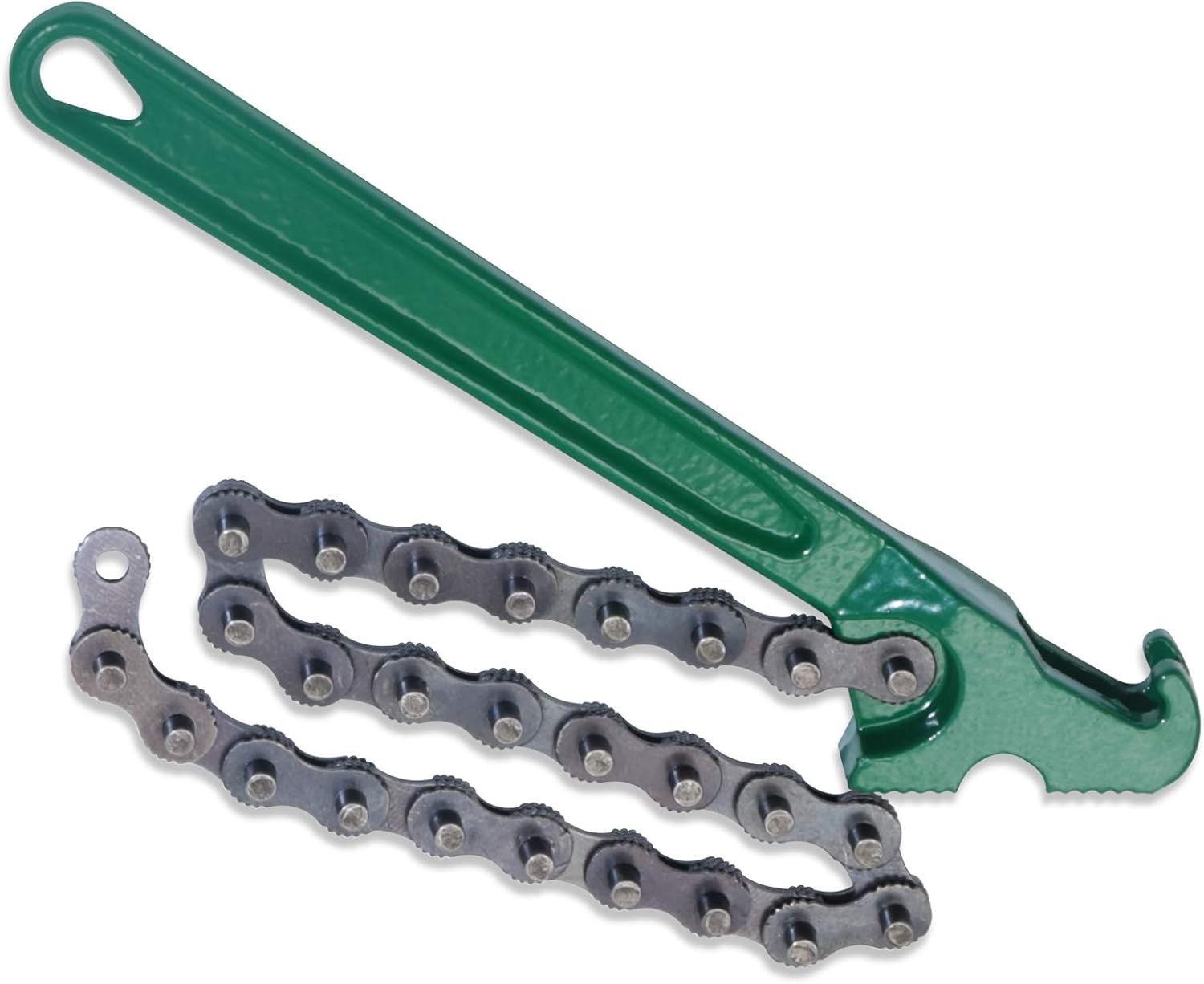 9in. Heavyduty Ratcheting Chain Wrench Reversible Oil Filter – Fit Max 5in D…