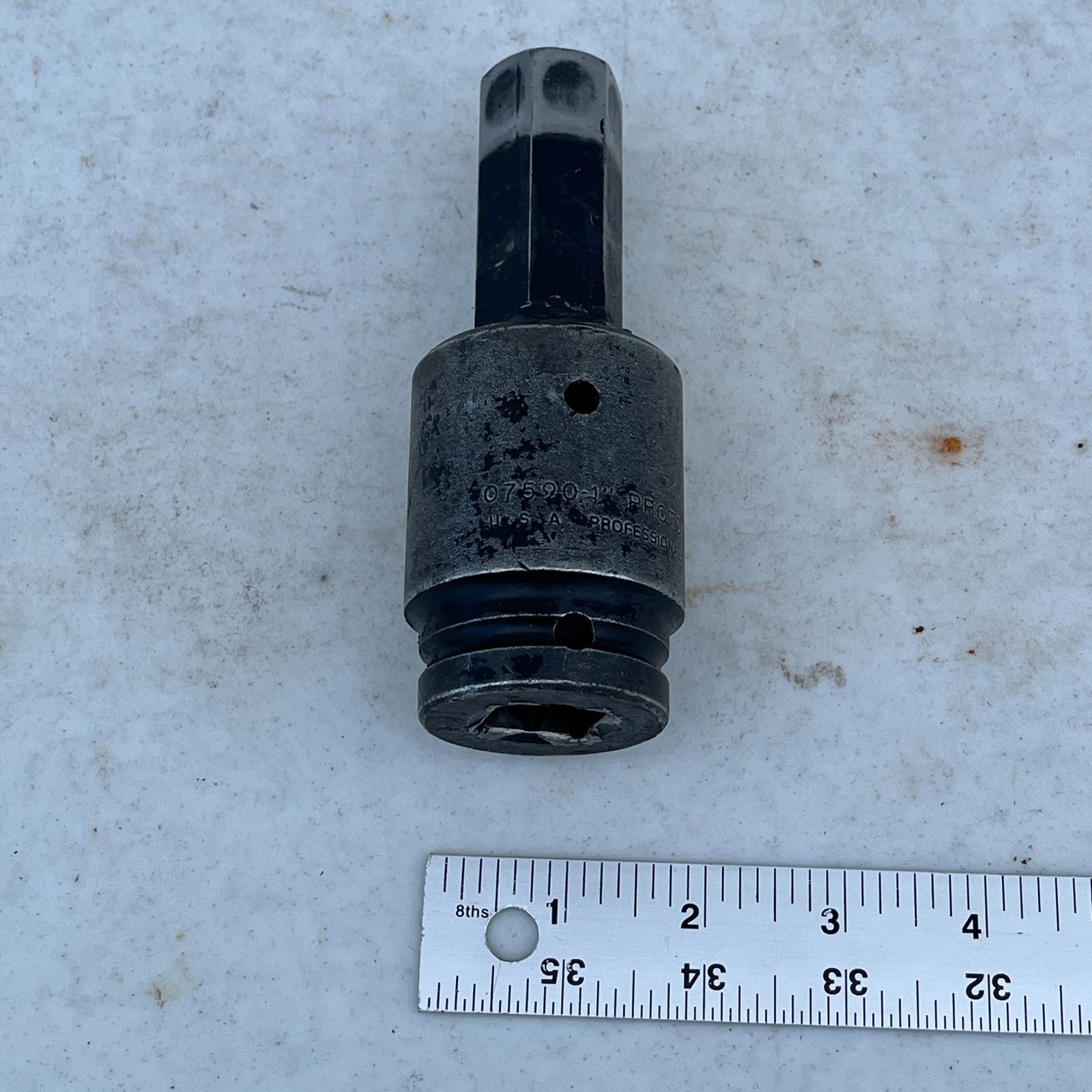Proto Professional 7590 1” Impact Hex Bit Socket, 3/4″ Drive