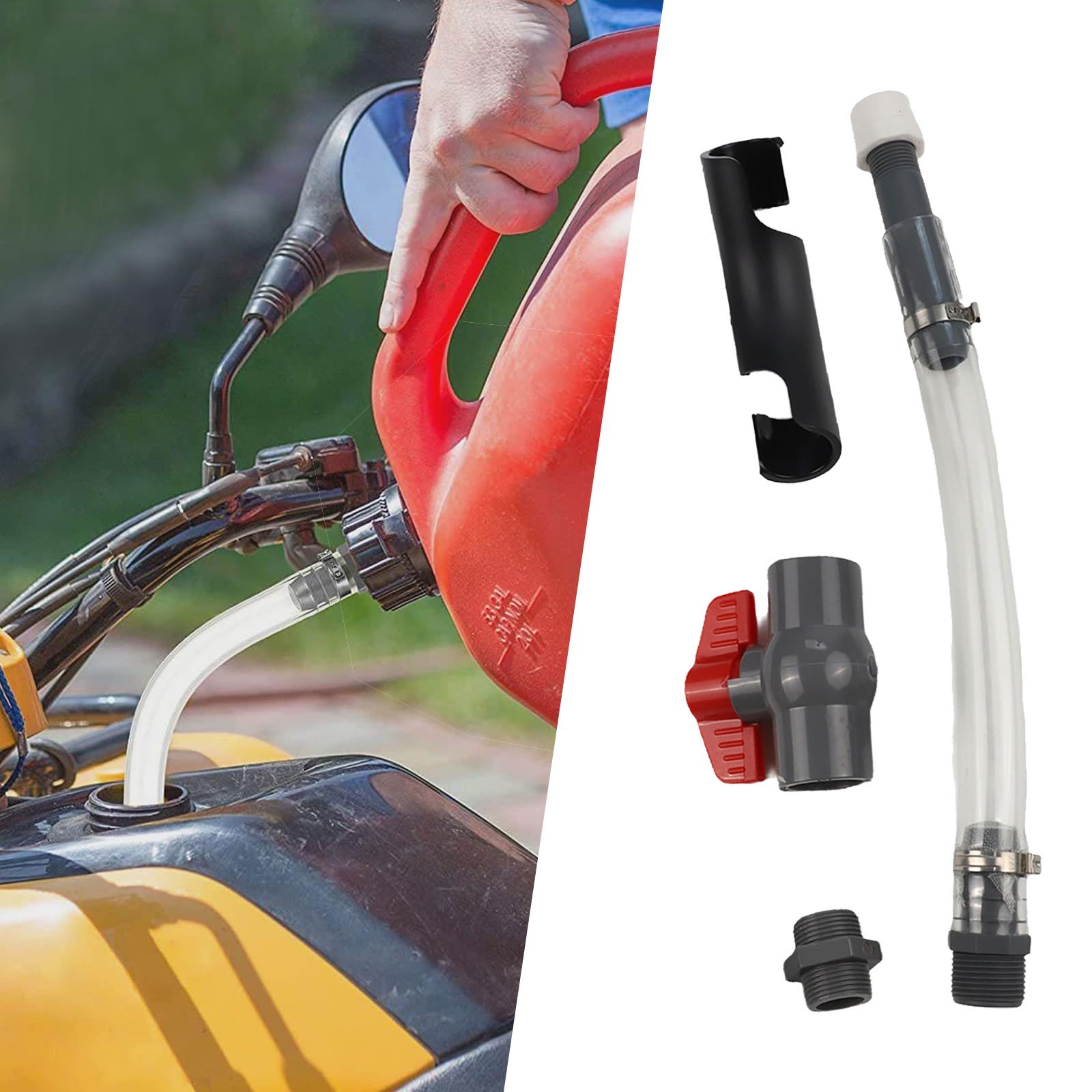 Fuel Filling Hose With Ball Valve For LC2 Fuel Tanks For Scribner For Jeg