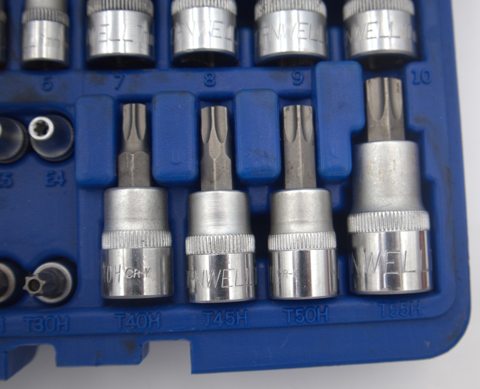 Cornwell CBSMTH62S 62pc Hex Torx Tamper Proof Inverted Star Bit Socket Set Read