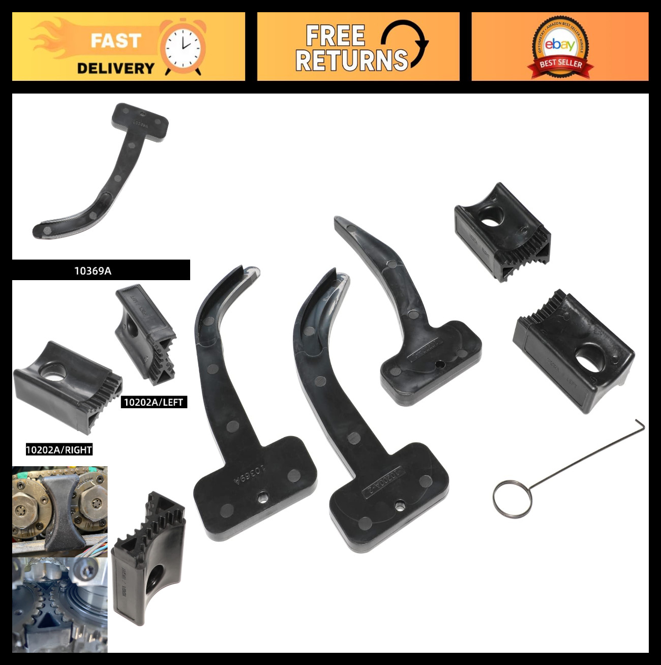 6PCS Camshaft Phaser Timing Chain Tool Set for VW Jeep Chrysler Dodge 3.6L VVT