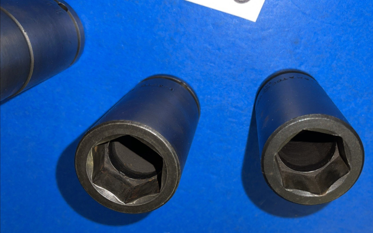 MATCO TOOLS 3 PC. 3/4 DRIVE SAE. DEEP IMPACT SOCKETS 1-1/8, 1-3/16 (30MM), 1-1/4