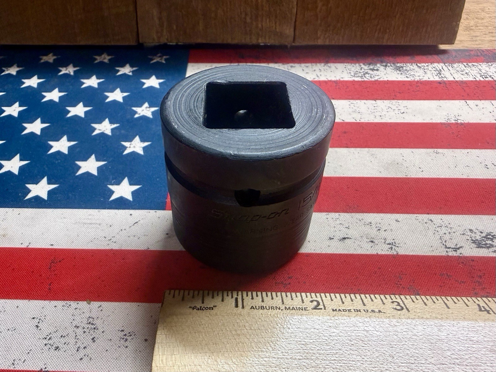 Snap-On IM-730 1″ Drive 15/16″ 4-Point Square Impact Socket, Made In The USA