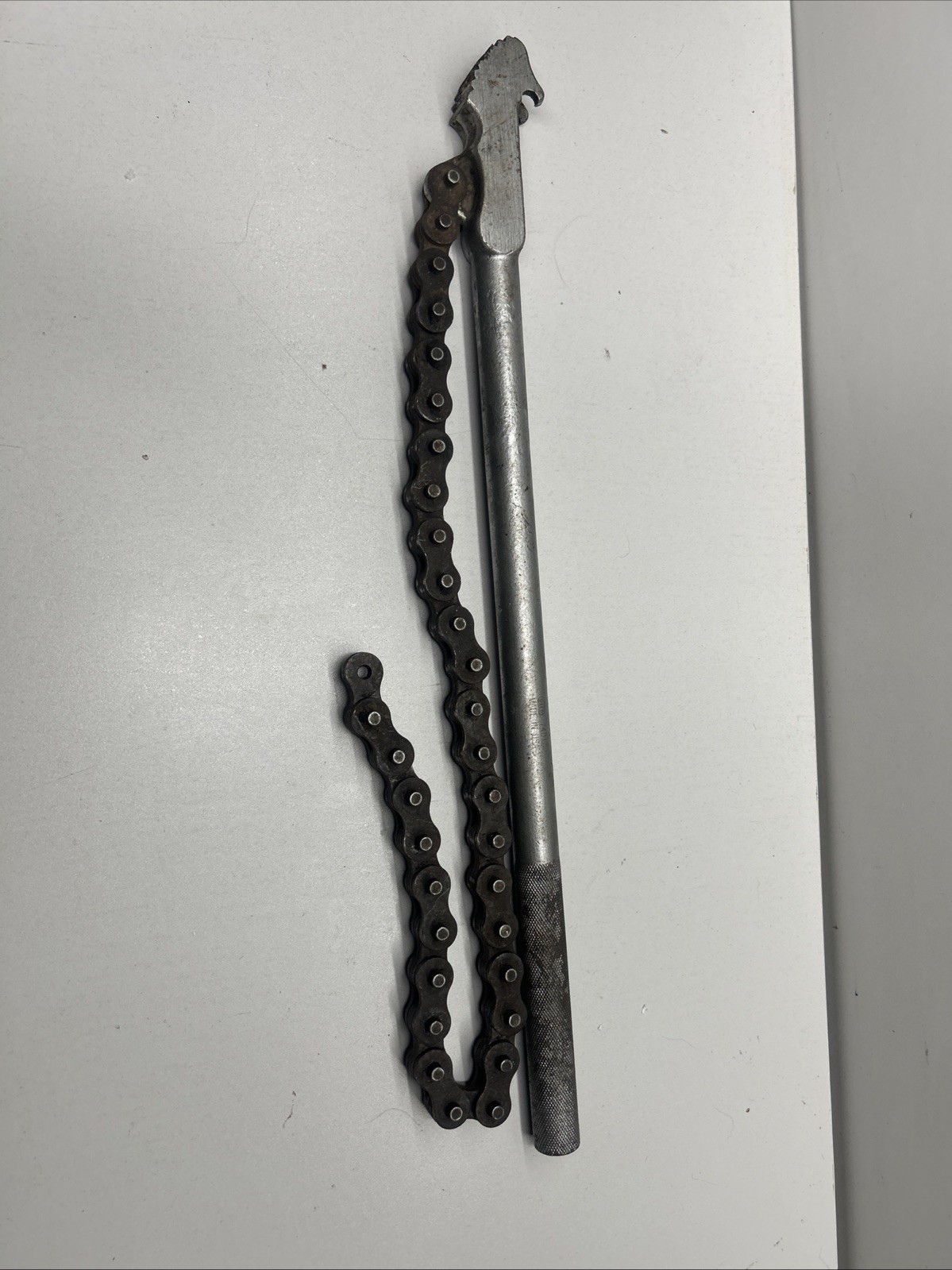 OTC 7401 Chain Wrench,19-1/2″OAL,fits to 6-1/2″pipe,USA~Good Condition OTC